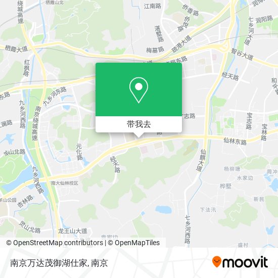 南京万达茂御湖仕家地图