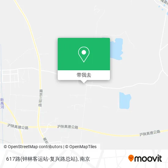617路(钟林客运站-复兴路总站)地图