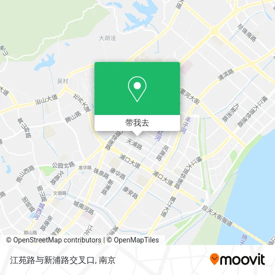 江苑路与新浦路交叉口地图