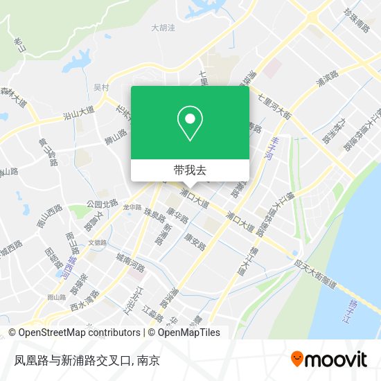 凤凰路与新浦路交叉口地图