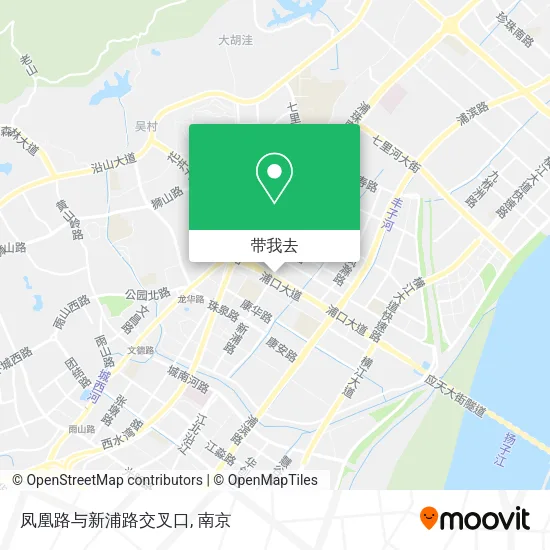 凤凰路与新浦路交叉口地图
