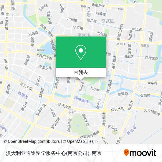 澳大利亚通途留学服务中心(南京公司)地图