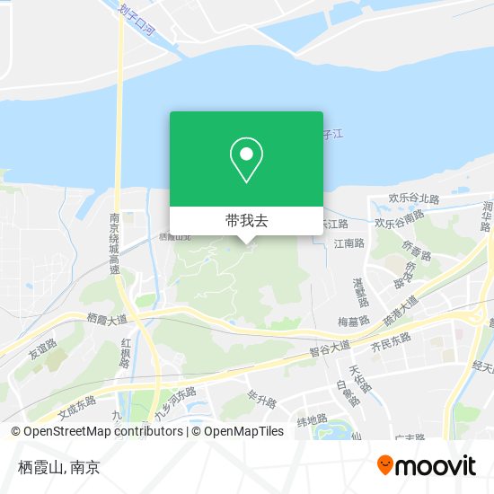 栖霞山地图