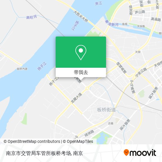 南京市交管局车管所板桥考场地图