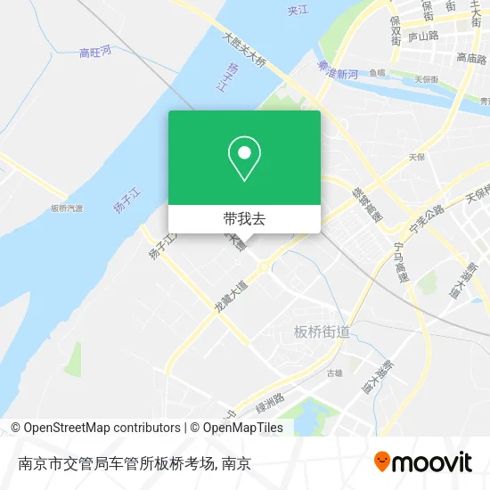 南京市交管局车管所板桥考场地图