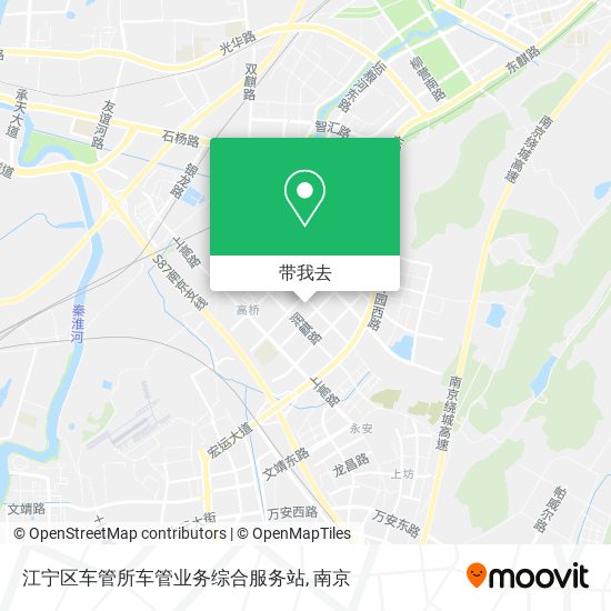 江宁区车管所车管业务综合服务站地图