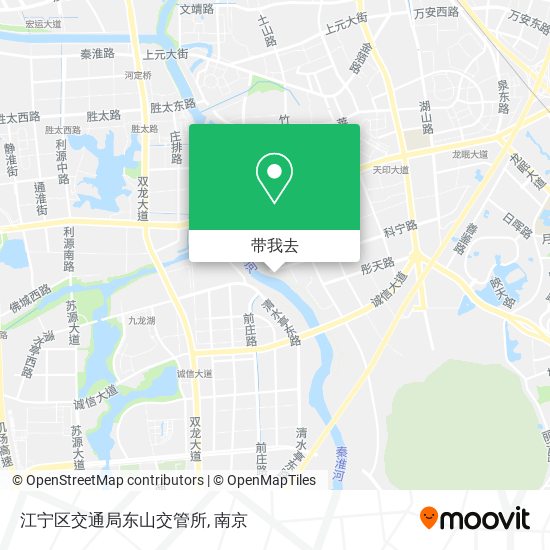江宁区交通局东山交管所地图