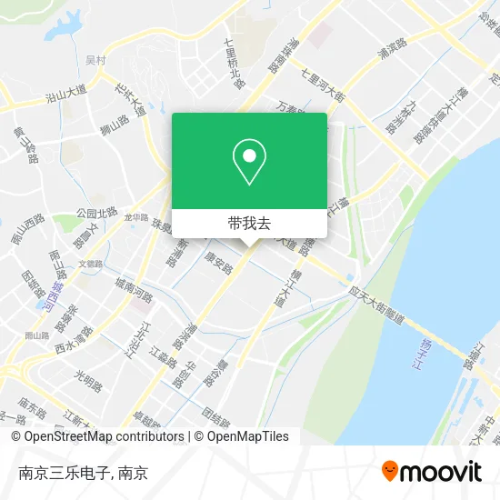 南京三乐电子地图