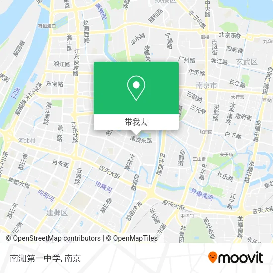 南湖第一中学地图