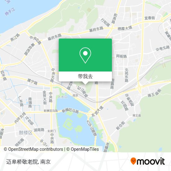 迈皋桥敬老院地图