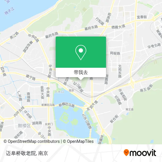 迈皋桥敬老院地图