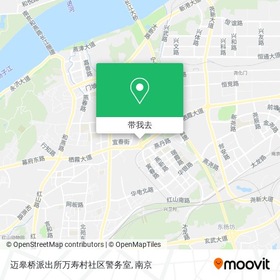 迈皋桥派出所万寿村社区警务室地图