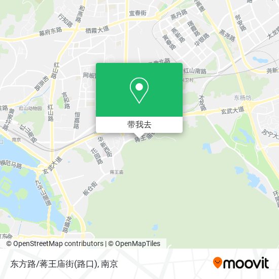 东方路/蒋王庙街(路口)地图