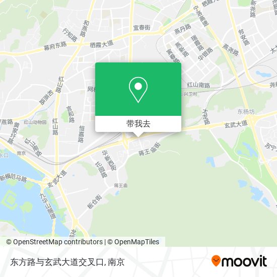 东方路与玄武大道交叉口地图
