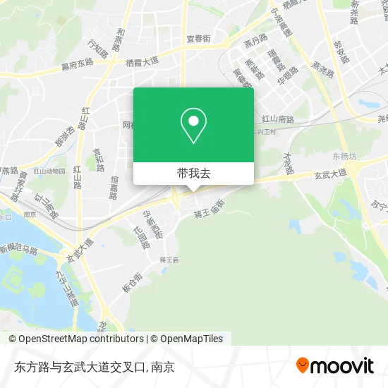 东方路与玄武大道交叉口地图
