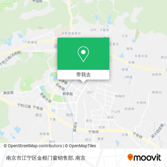 南京市江宁区金根门窗销售部地图