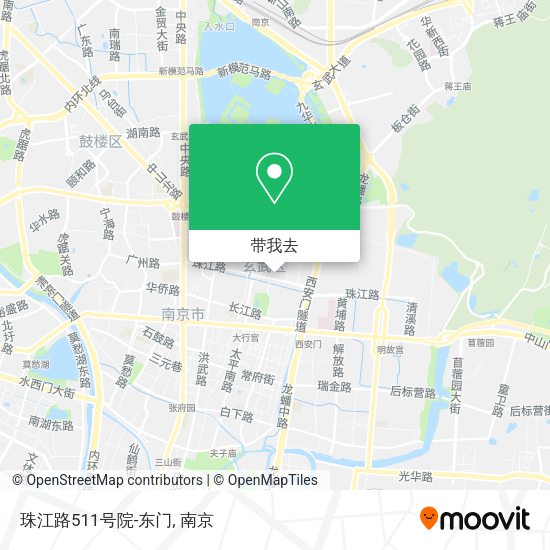 珠江路511号院-东门地图