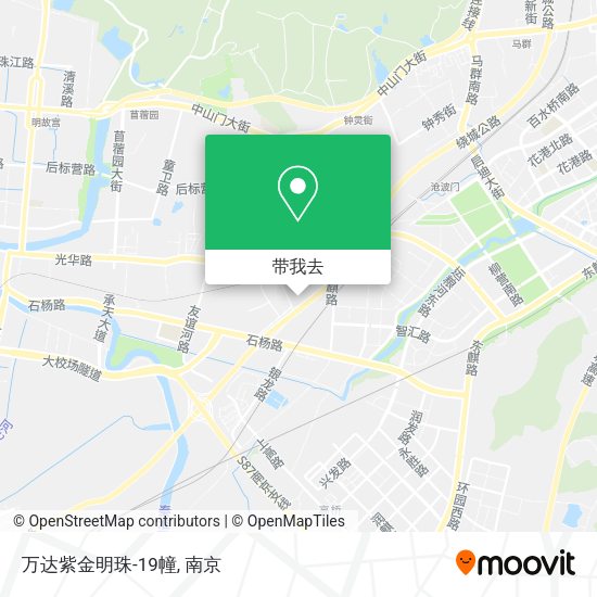 万达紫金明珠-19幢地图