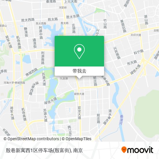 殷巷新寓西1区停车场(殷富街)地图