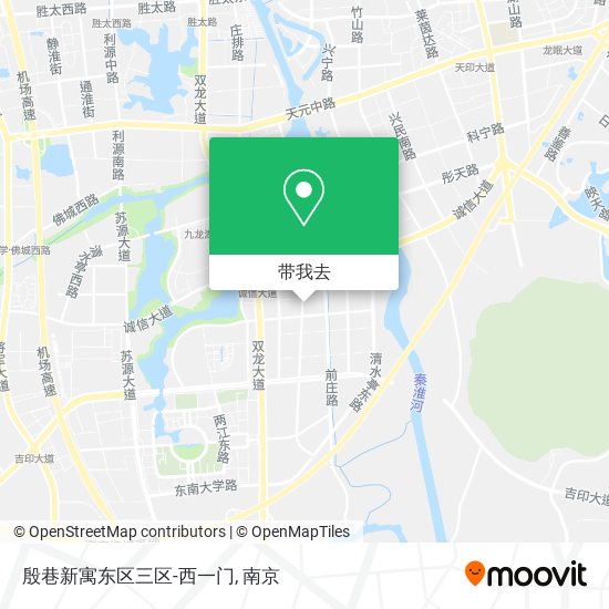 殷巷新寓东区三区-西一门地图