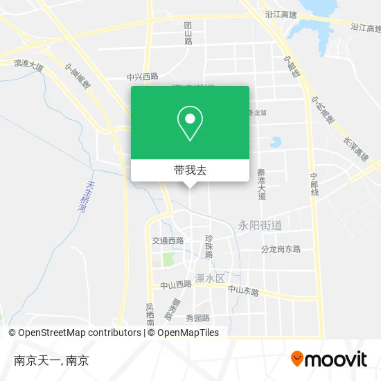 南京天一地图
