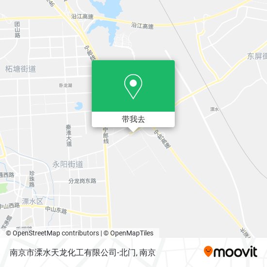 南京市溧水天龙化工有限公司-北门地图