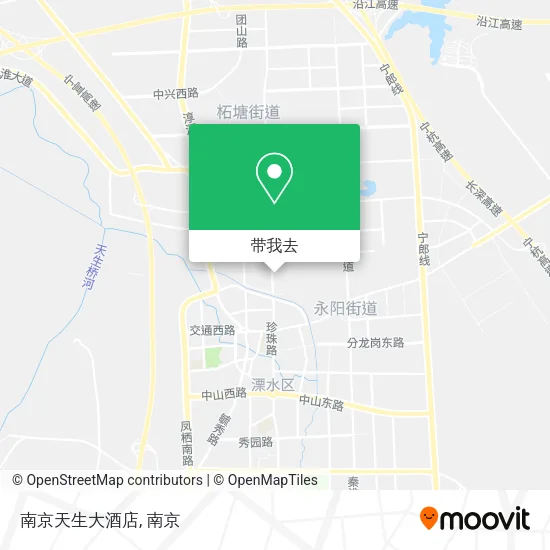 南京天生大酒店地图