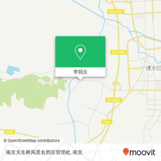 南京天生桥风景名胜区管理处地图