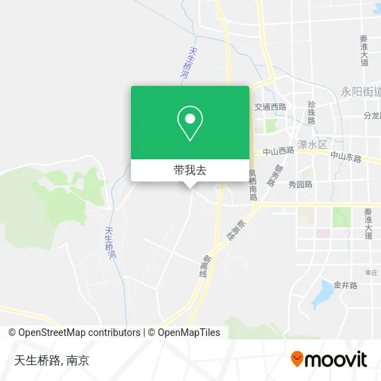 天生桥路地图