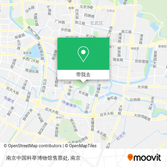 南京中国科举博物馆售票处地图