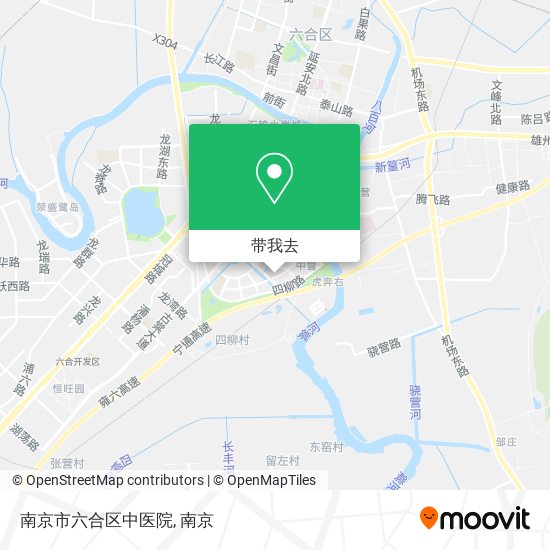 南京市六合区中医院地图