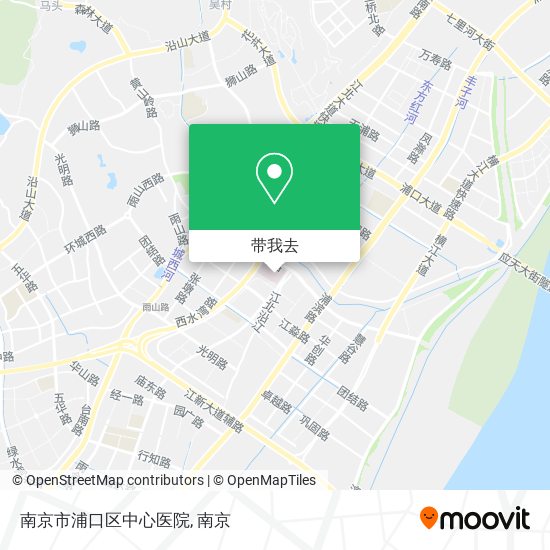 南京市浦口区中心医院地图