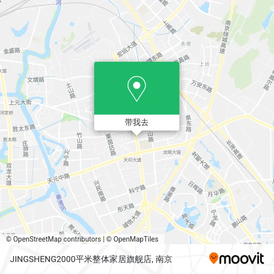 JINGSHENG2000平米整体家居旗舰店地图