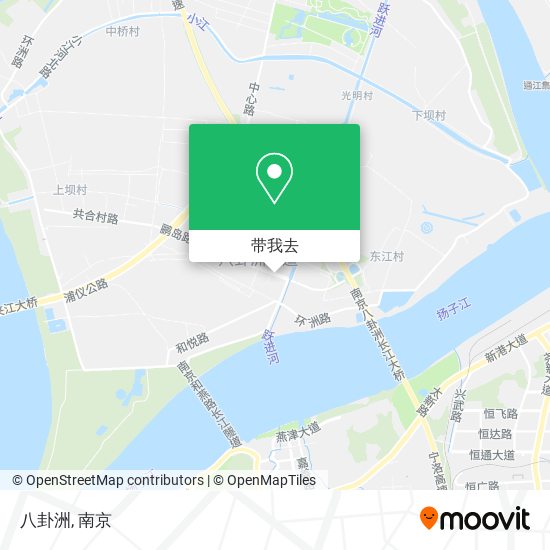 八卦洲地图