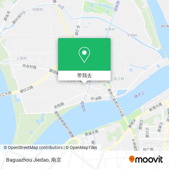Baguazhou Jiedao地图