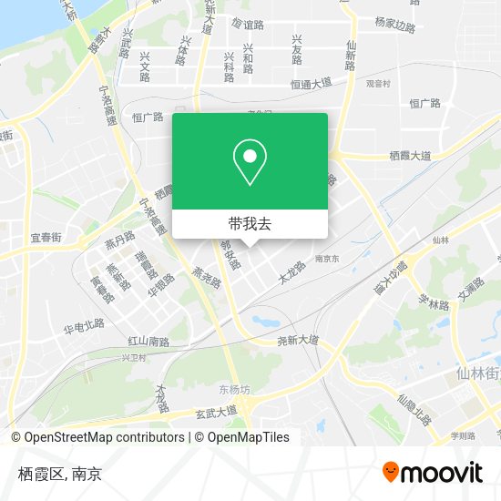 栖霞区地图