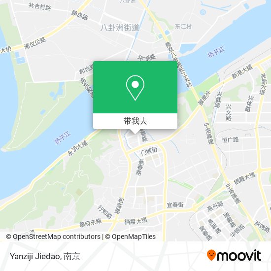 Yanziji Jiedao地图