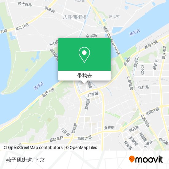 燕子矶街道地图