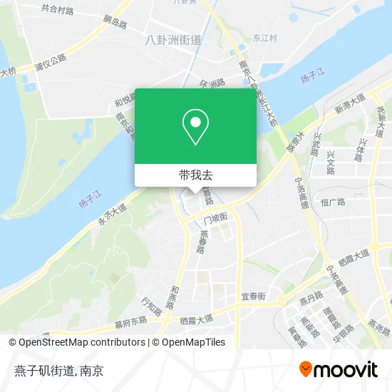 燕子矶街道地图