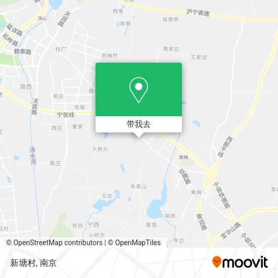 新塘村地图