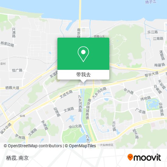 栖霞地图