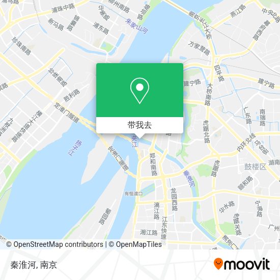 秦淮河地图
