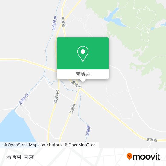 蒲塘村地图