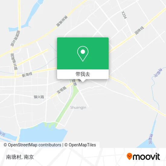 南塘村地图