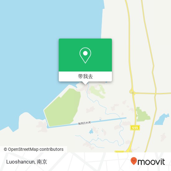 Luoshancun地图