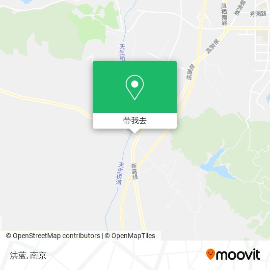 洪蓝地图