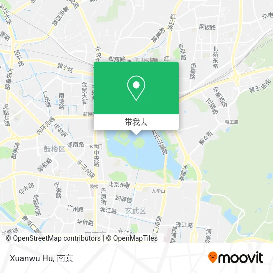 Xuanwu Hu地图
