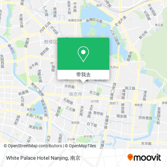 White Palace Hotel Nanjing地图