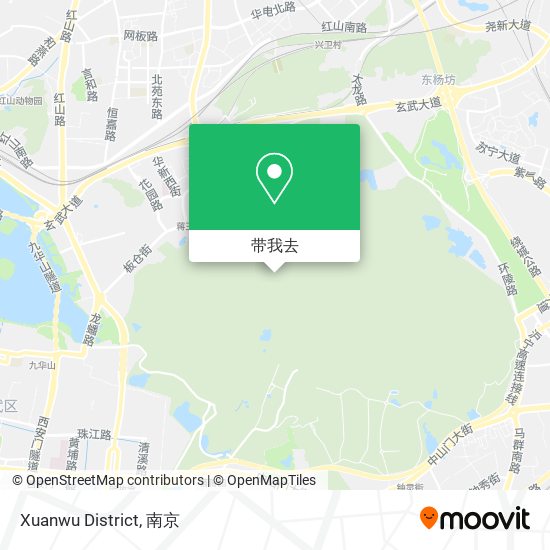 Xuanwu District地图