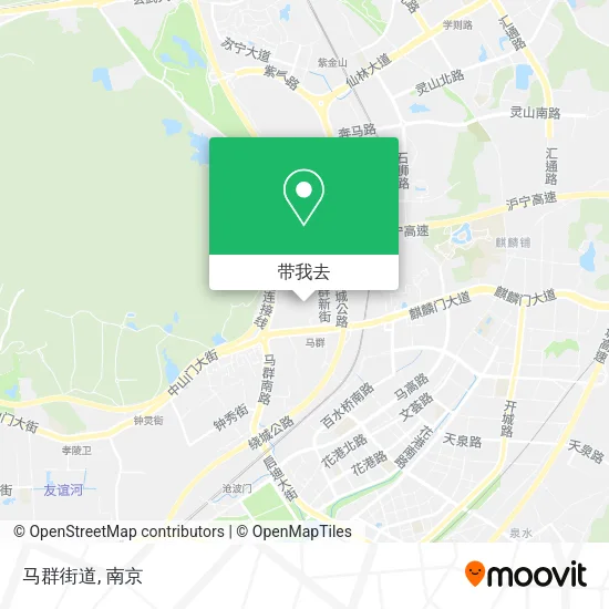 马群街道地图